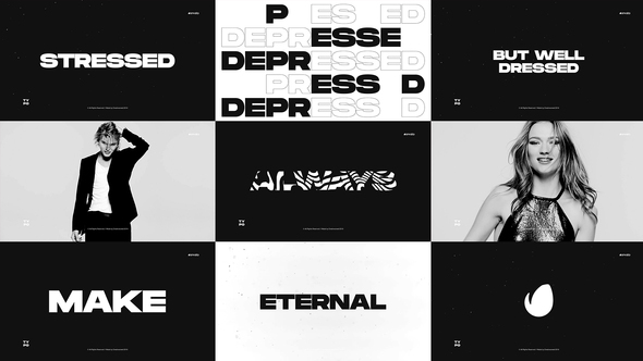 Short Dynamic Opener / Kinetic Typography / Stomp Titles / Fashion Event Promo / Fast Intro
