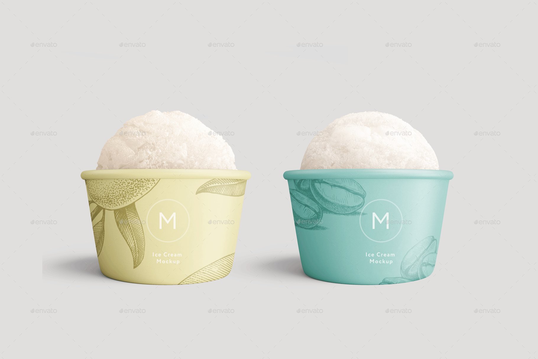 Download Ice Cream Paper Cup Mockup by happyseawasp | GraphicRiver