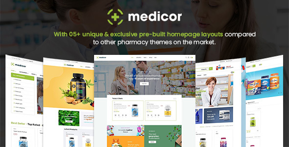 Medicor - Pharmacy - ThemeForest 25282107