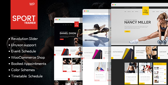 Sport Trainer - ThemeForest 19441606