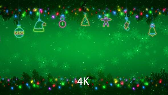 Christmas Background 4K