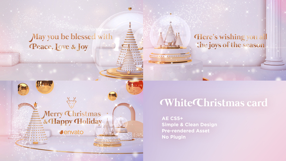 White Christmas Card