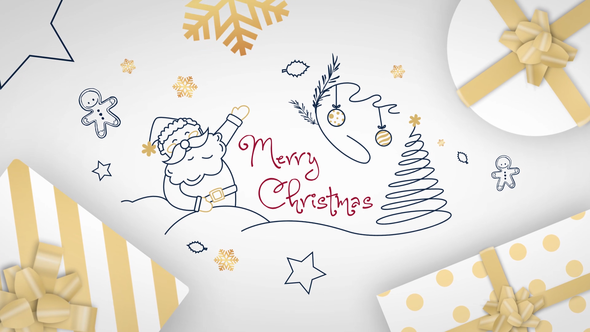 Merry ChristmasHappy New - VideoHive 25110734