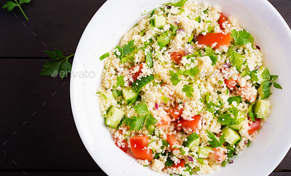 Traditional Lebanese Salad Tabbouleh. - Stock Photo - Images