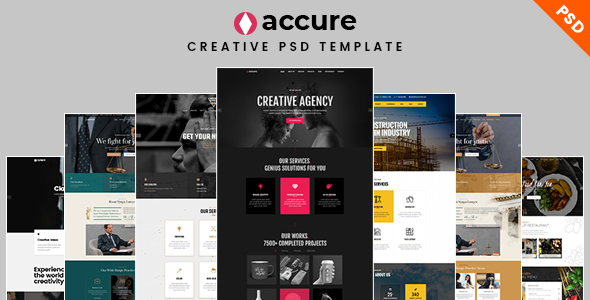 Accure - Creative - ThemeForest 25033913