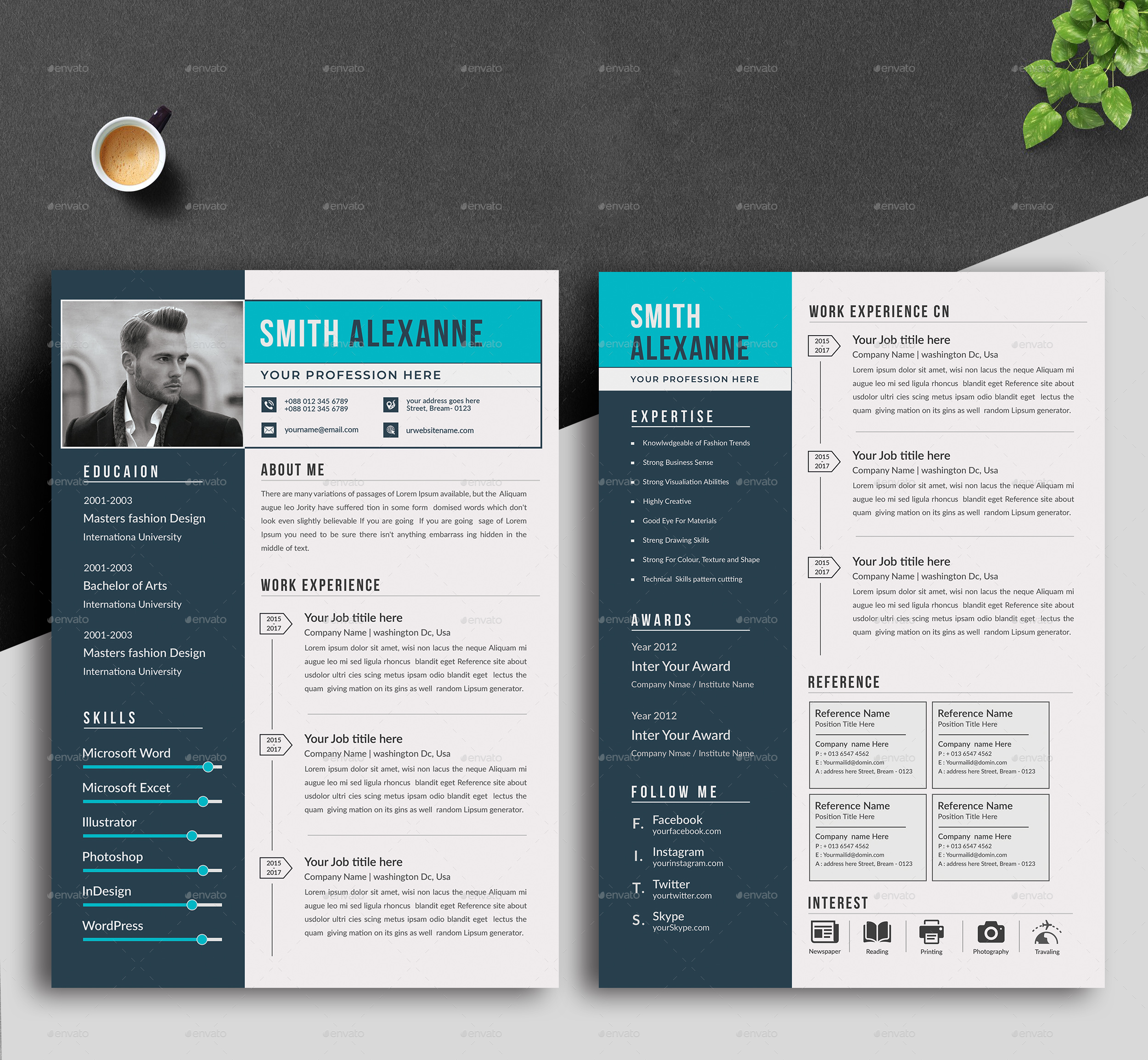 Resume by AmirCreation | GraphicRiver