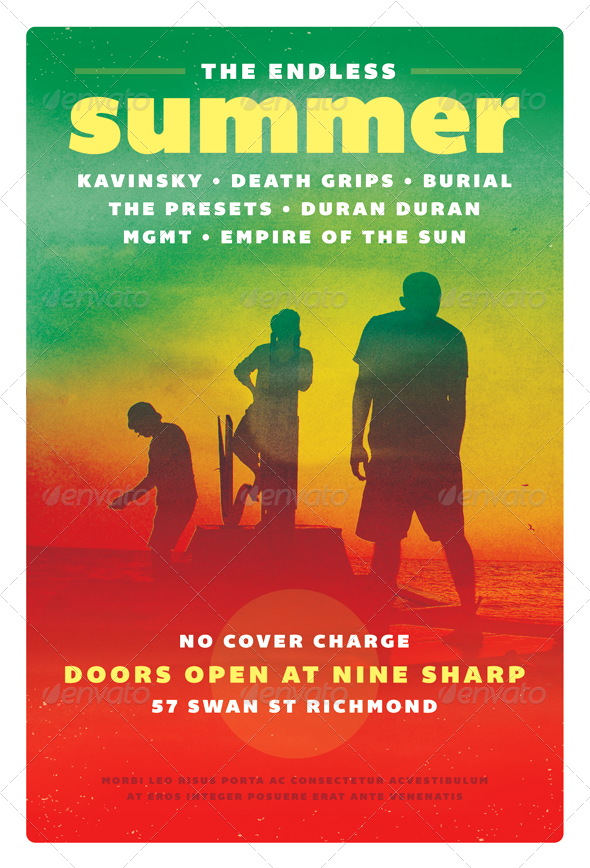 Endless Summer - Summer Flyer Template - Holidays Events