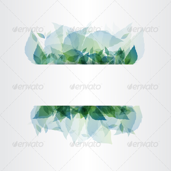 Abstract Leaf Background - Backgrounds Decorative