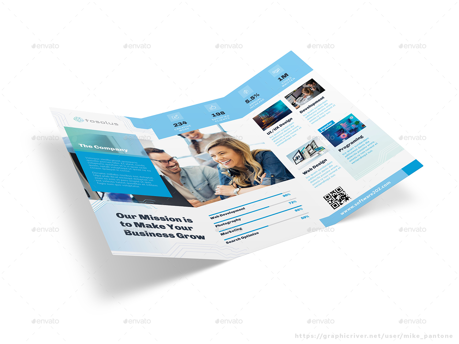 Software Trifold Brochure By Mike Pantone 