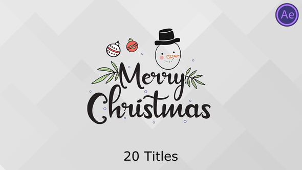 Christmas Title - VideoHive 25295498