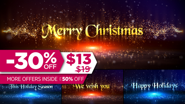 Christmas Titles by NextFrameFX VideoHive