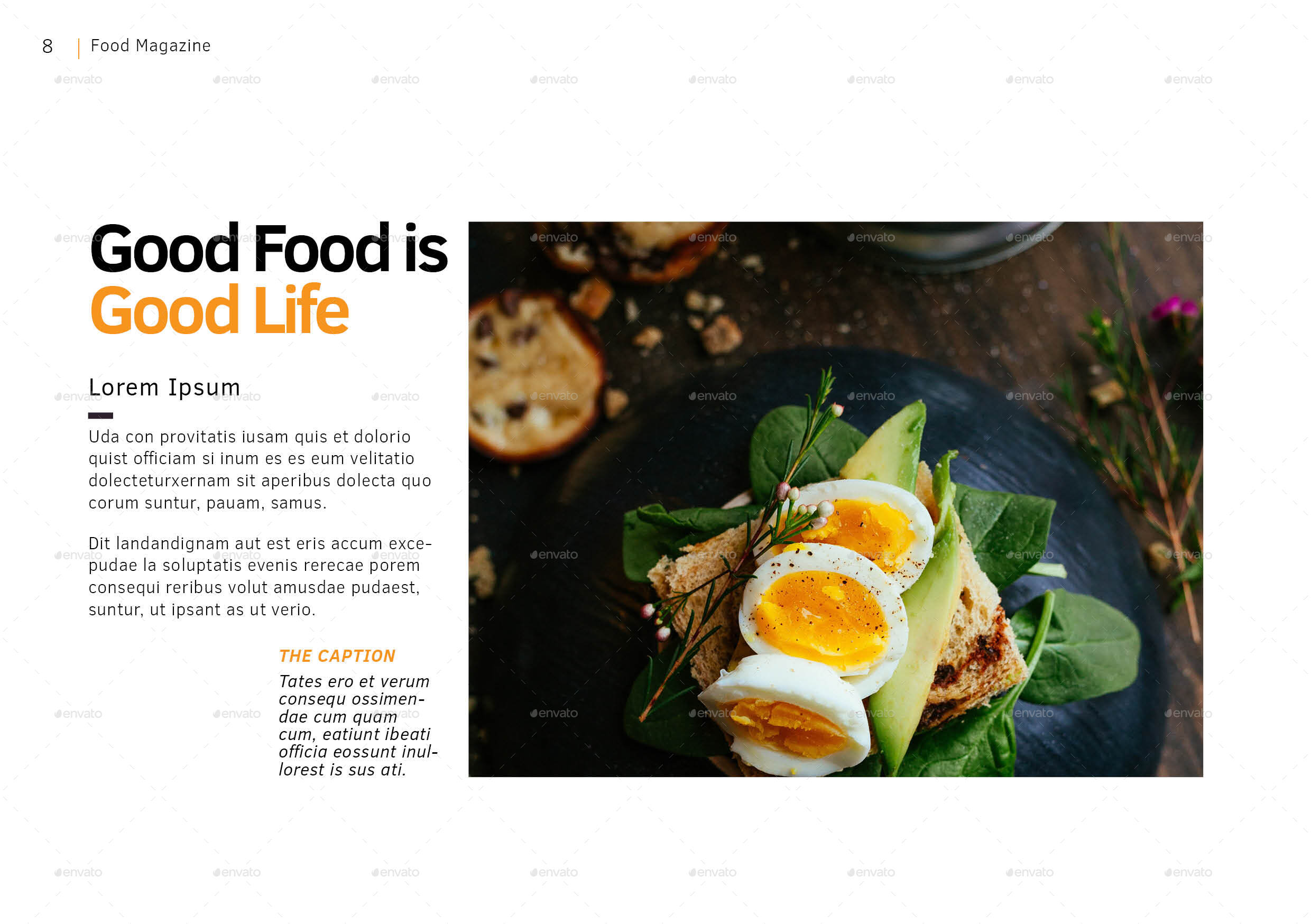 Food Magazine, Print Templates | GraphicRiver