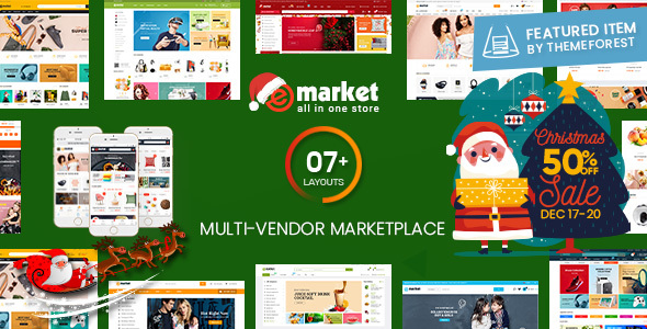 eMarket - Multi Vendor MarketPlace WordPress Theme