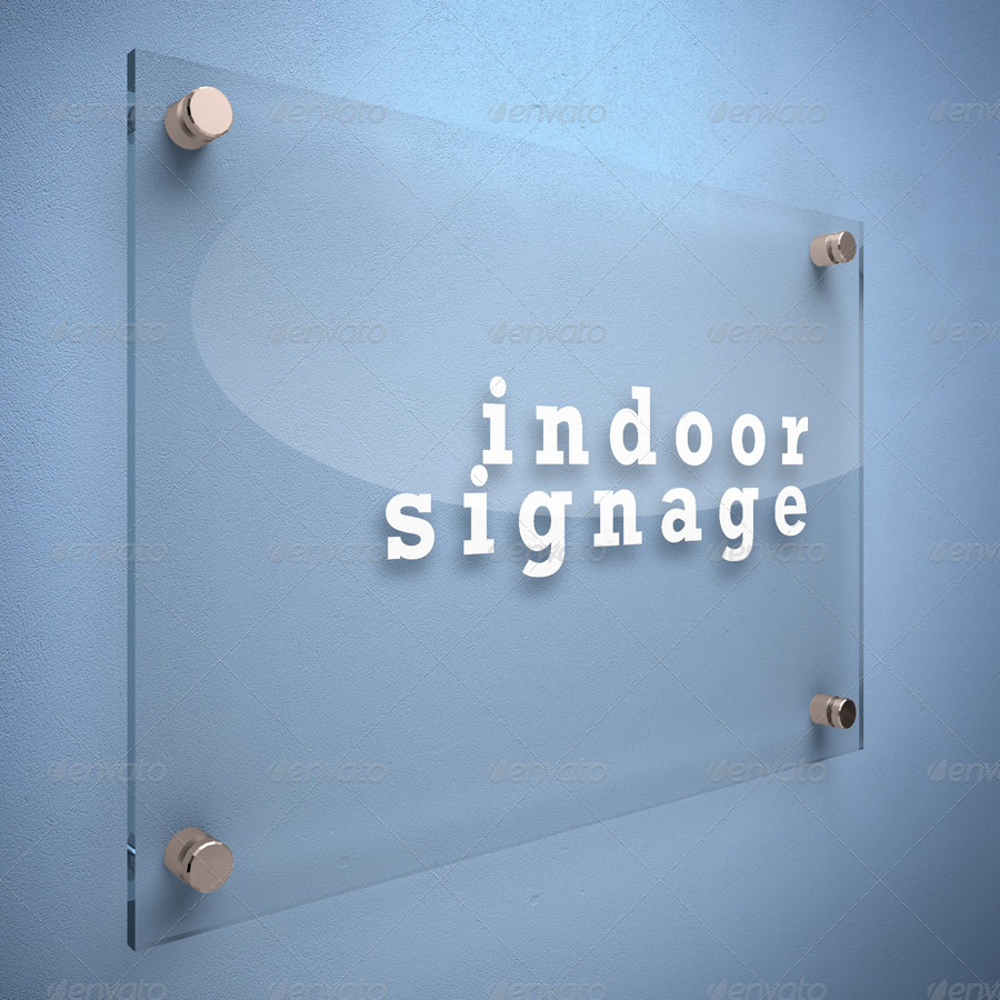 Indoor signage design