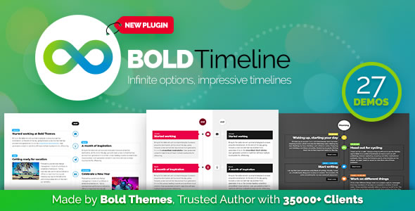 Bold Timeline – WordPress Timeline Plugin
