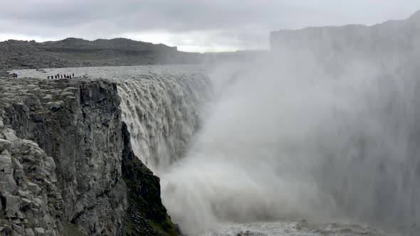 Selfoss Waterfalls in Summer Season Iceland alt