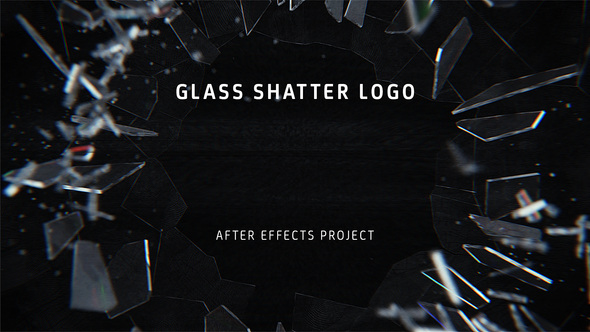 Glass Shatter Logo - VideoHive 25311581