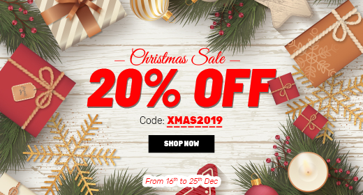 Christmas Sale! 20% OFF on Hi-quality Premium Magento 2 Themes