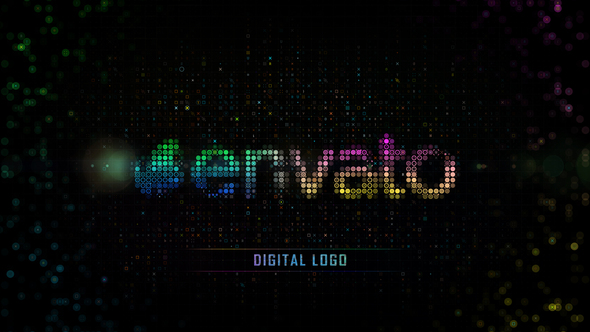 Color Digital Grid Logo
