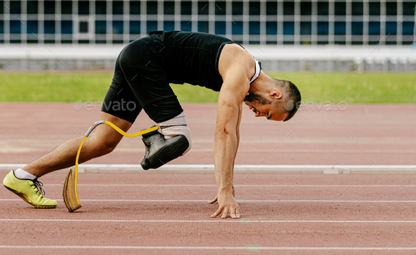 Disabled Athlete Amputee Leg Stock Photo By Sportpoint74 | PhotoDune