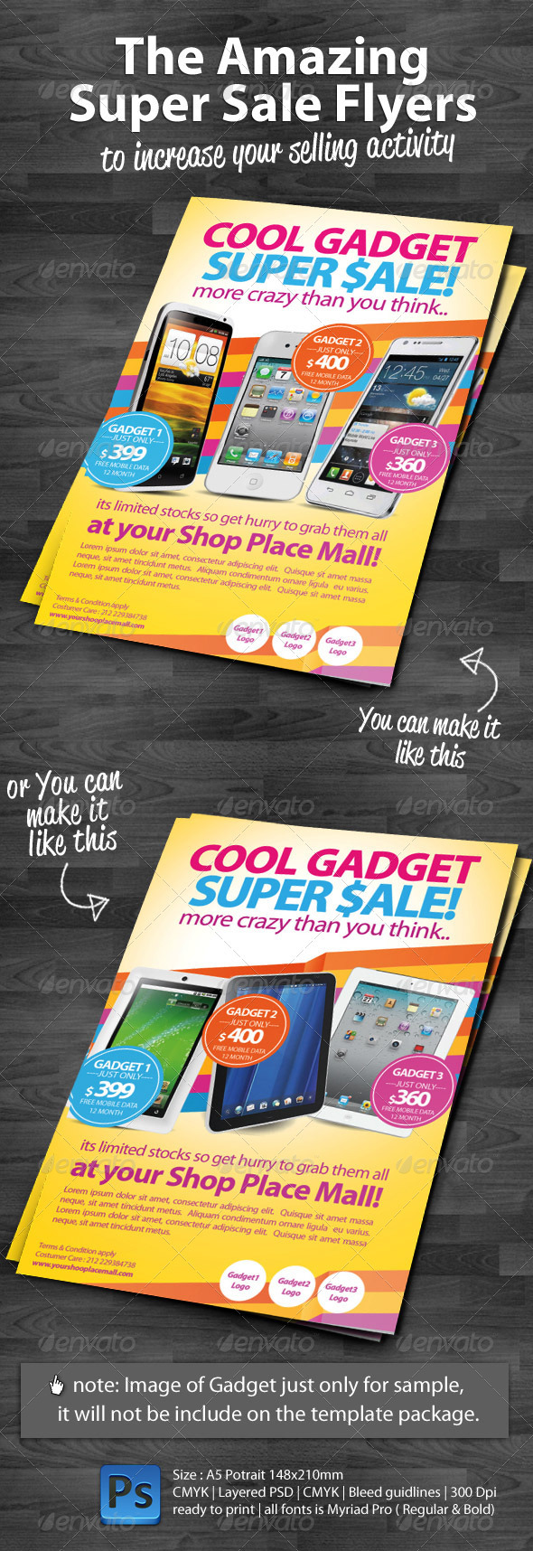 Super Sale Flyers - Flyers Print Templates