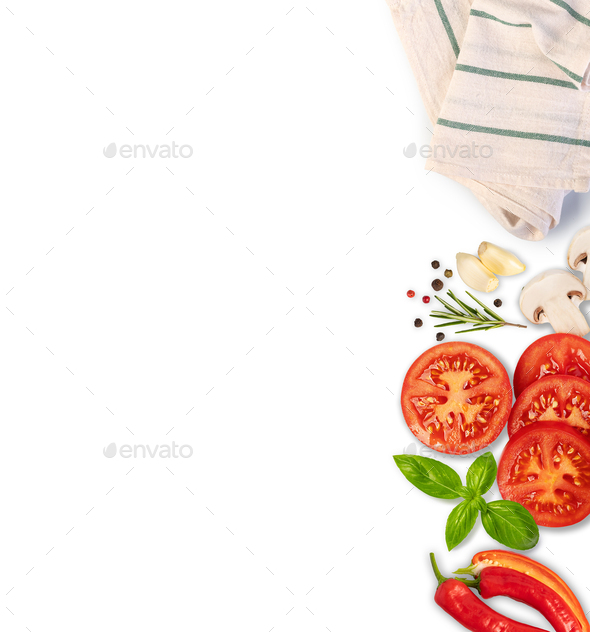 Food background with free space for text - Stock Photo - Images