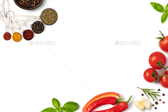 Food background with free space for text - Stock Photo - Images