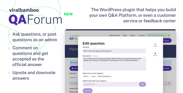 QaForum - WordPress Question & Answers Forum Plugin