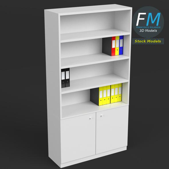 Office Shelf with - 3Docean 18948689