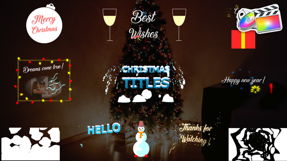 Christmas Titles Collection | FCPX