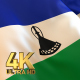 Lesotho Flag - 4K Lesotho Flag - 4K - VideoHive Item for Sale