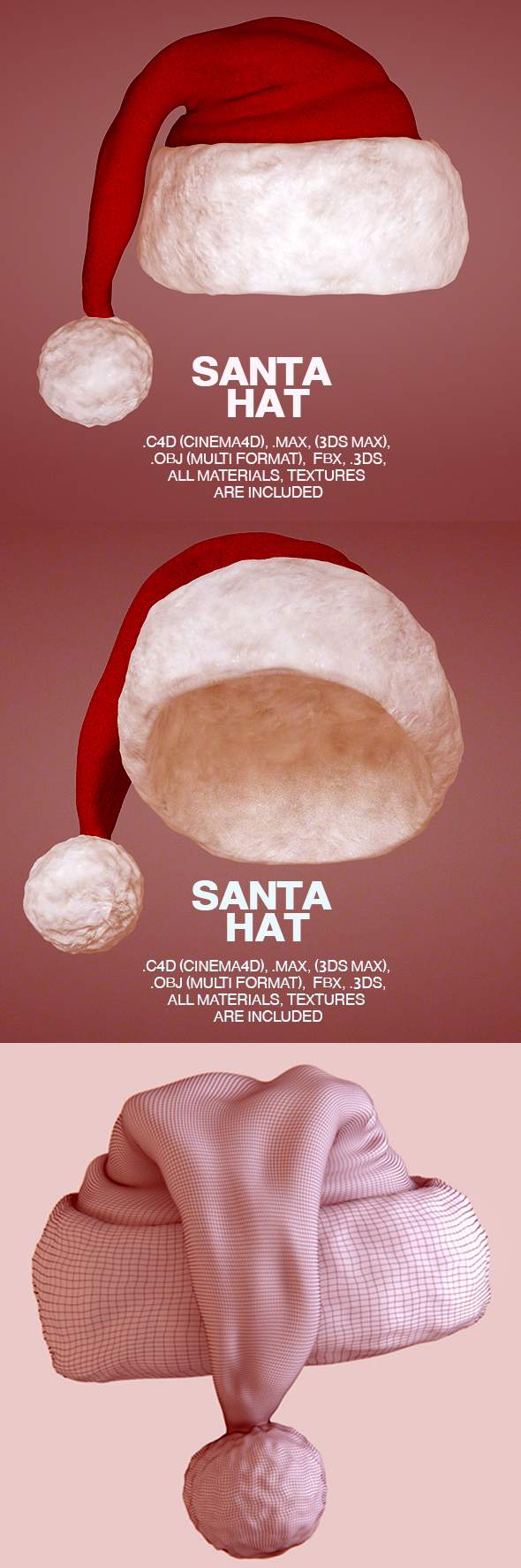 Santa Hat - 3Docean 25322580