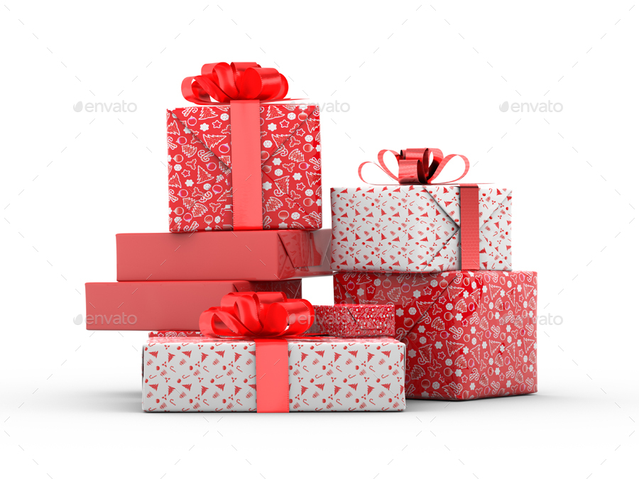 Christmas Gift Boxes \u0026 Bulbs by 