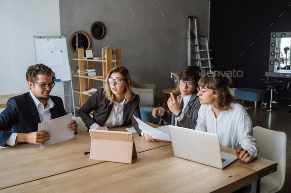 Startup Diversity Teamwork Brainstorming Meeting Concept. People Planning - Stock Photo - Images