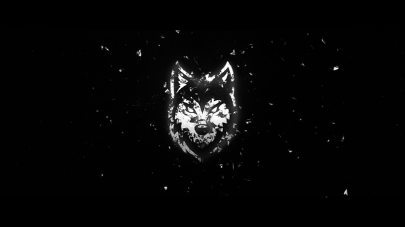 White Grunge Logo - VideoHive 25324341