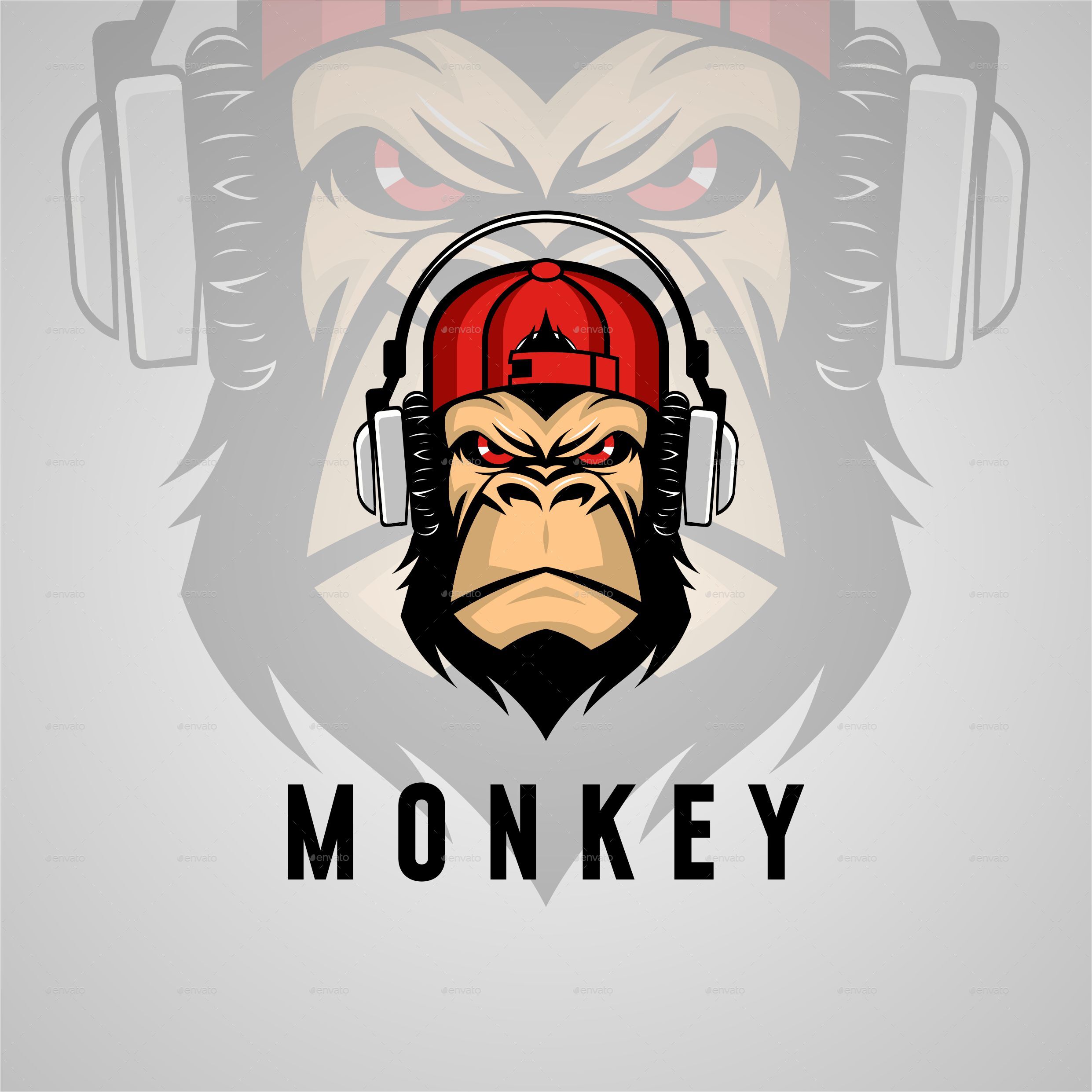 Monkey Logo, Logo Templates | GraphicRiver