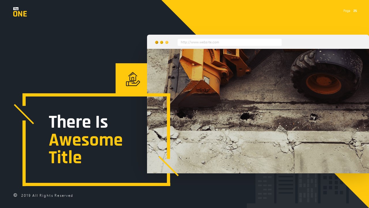 The One Creative Animated Construction PowerPoint Presentation Template ...