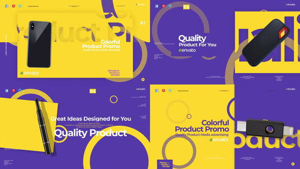 Colorful Product Promo - VideoHive 25324979