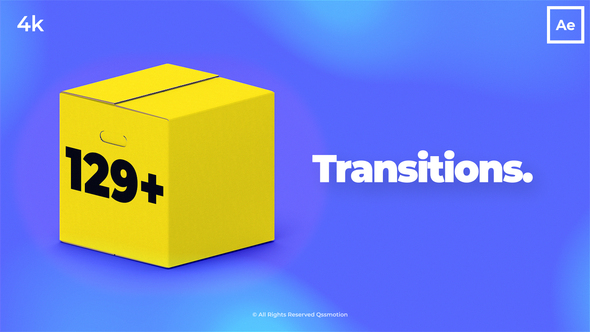 Clean and Modern Transitions Package For After Effects