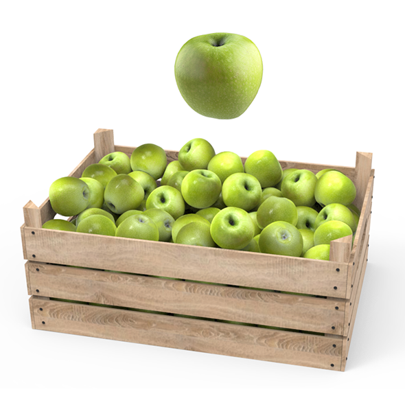 Green Apple Box - 3Docean 25330825