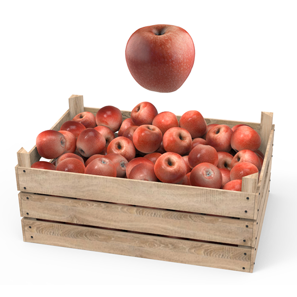 Red Apple Box - 3Docean 25330843