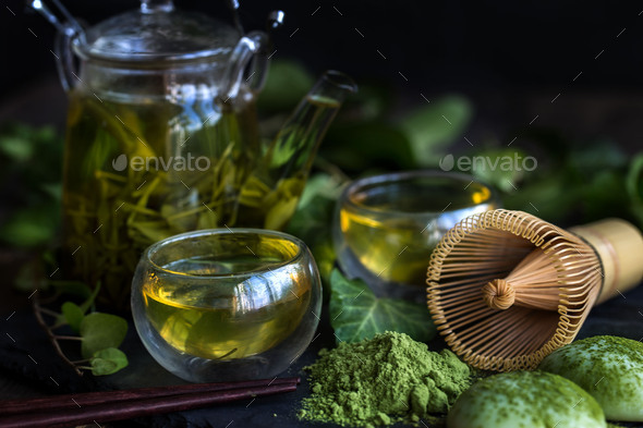 Japanese tea - Stock Photo - Images