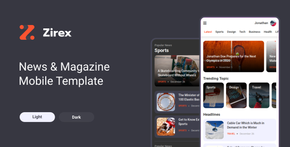 Zirex - NewsMagazine - ThemeForest 25185654