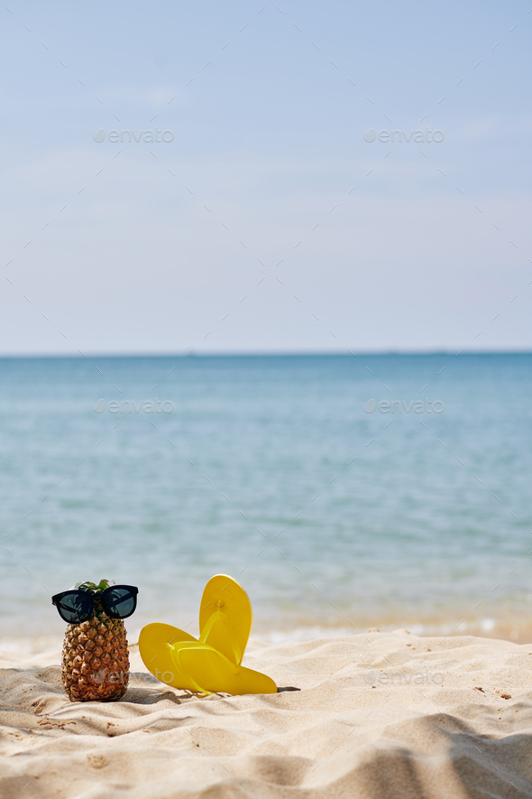 Pineapple flipflops best sale