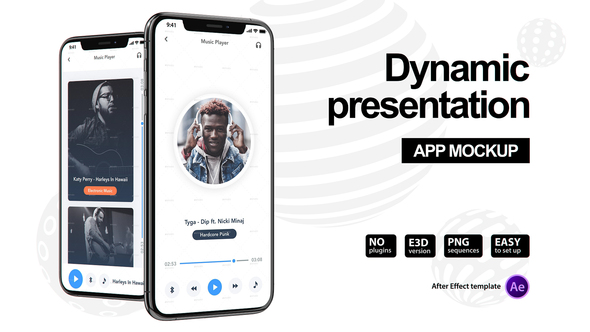 Dynamic App Presentation Mockup