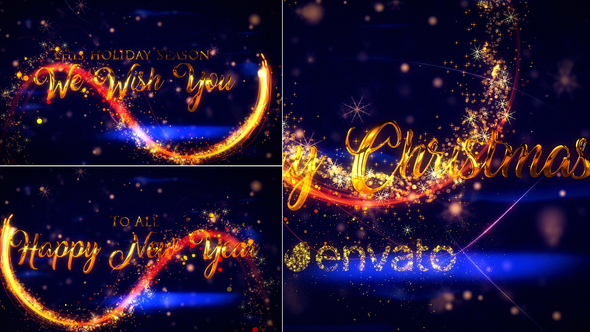 Christmas Greetings With - VideoHive 25335516