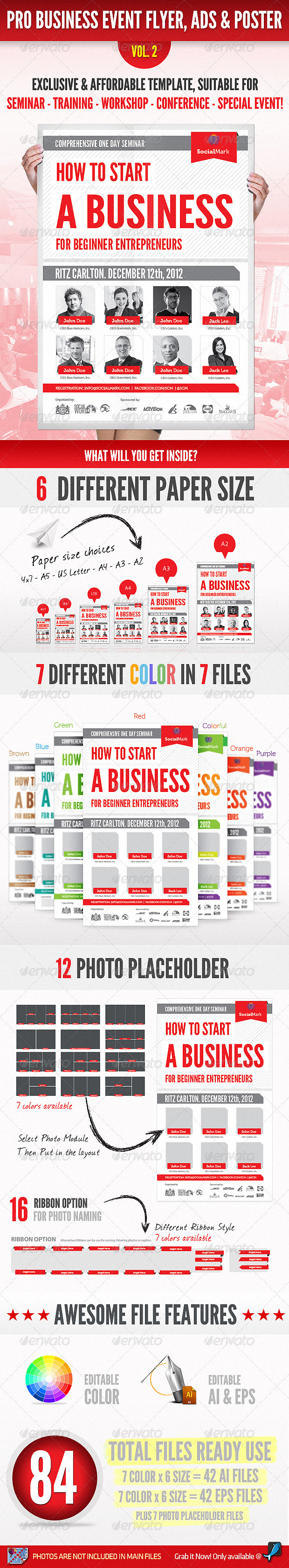 Business Event Flyer, Advertisement & Poster Vol.2 - Corporate Flyers