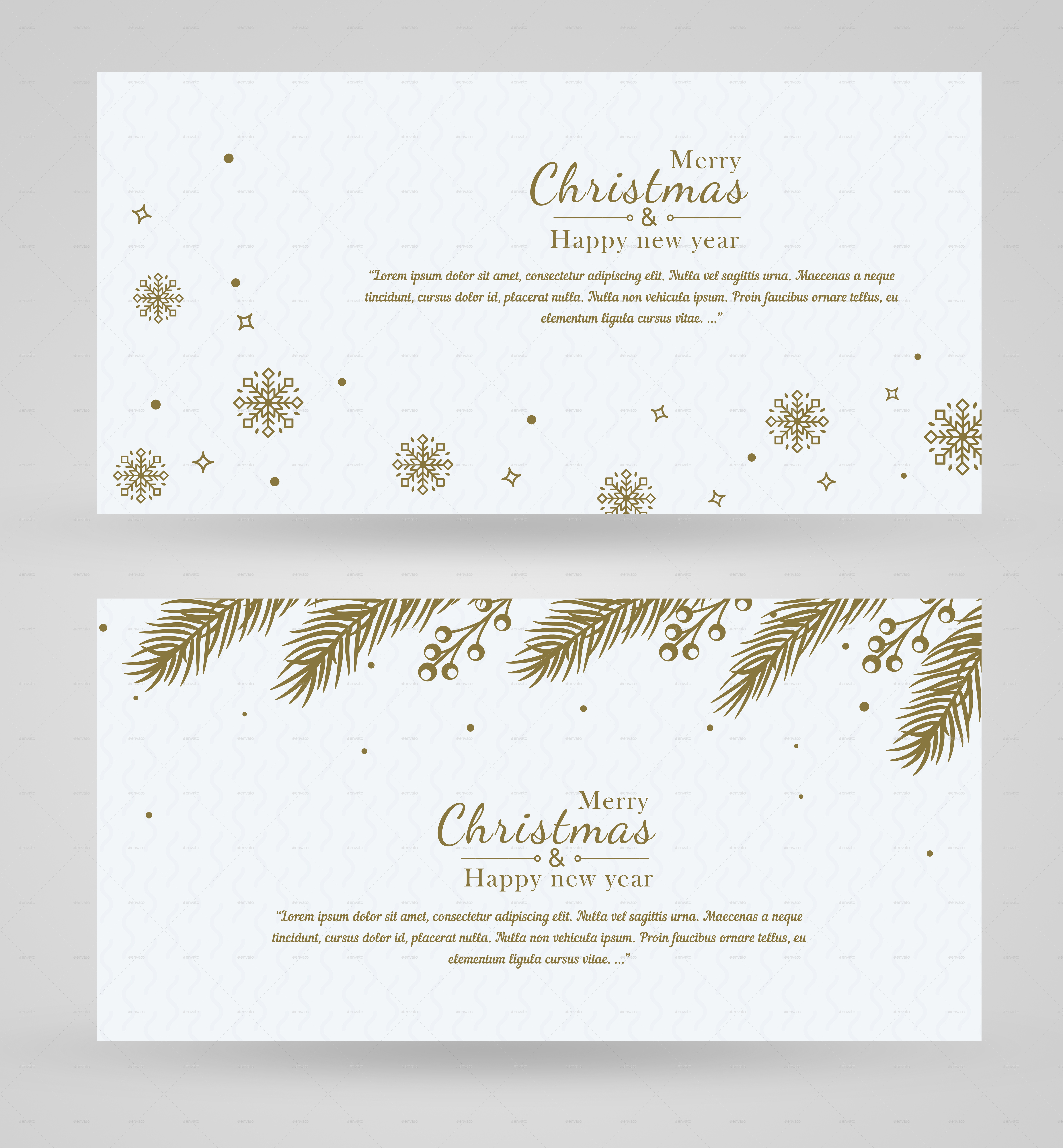 Minimal Christmas Background, Vectors | GraphicRiver