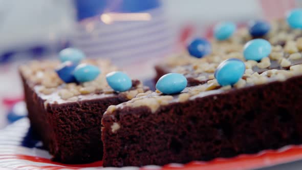 Sweet food decorated with 4th july theme alt