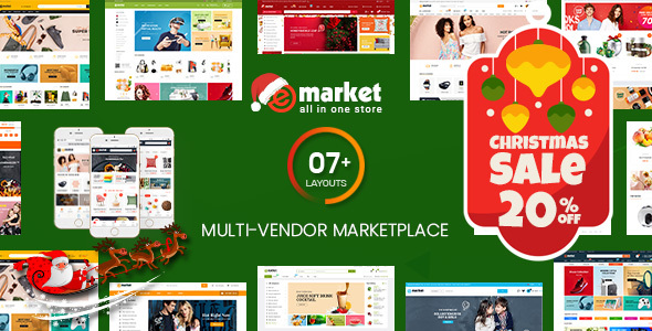 eMarket - Multi Vendor MarketPlace WordPress Theme